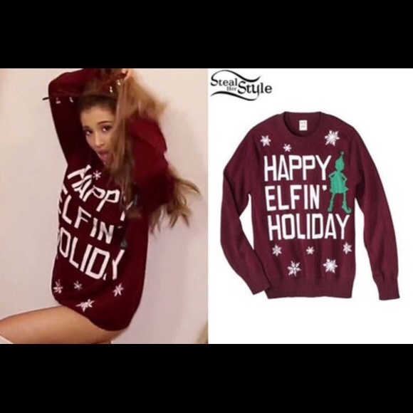 Happy Elfin Holiday Sweater 